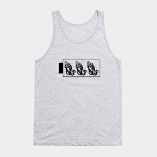 Prayer Battery (Black) | Christian Theme Tank Top